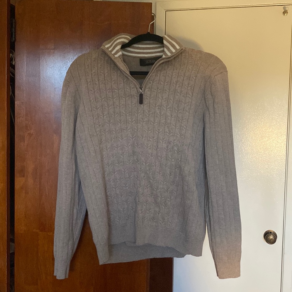 Brown Tasso Elba quarter zip. Super cozy.